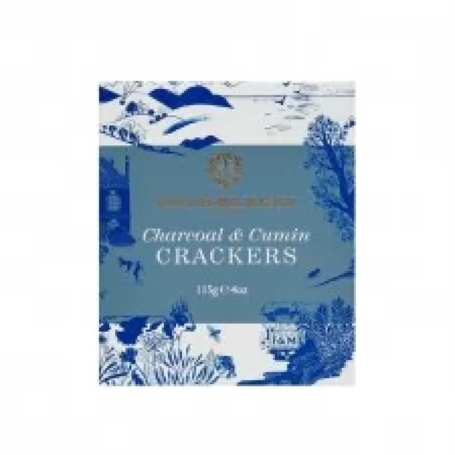 Charcoal and Cumin Crackers