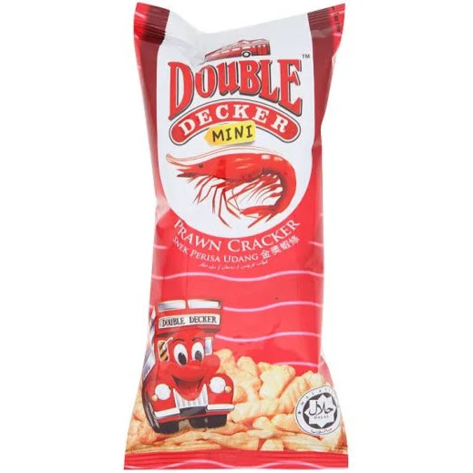 Double Decker Mini Prawn Cracker 10 Packets
