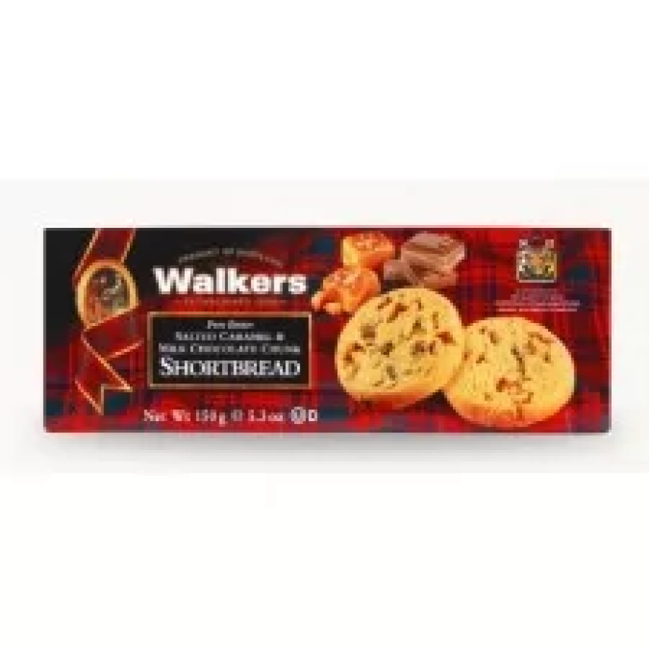 Salted Caramel and Milk Chocolate Chunk Shortbread